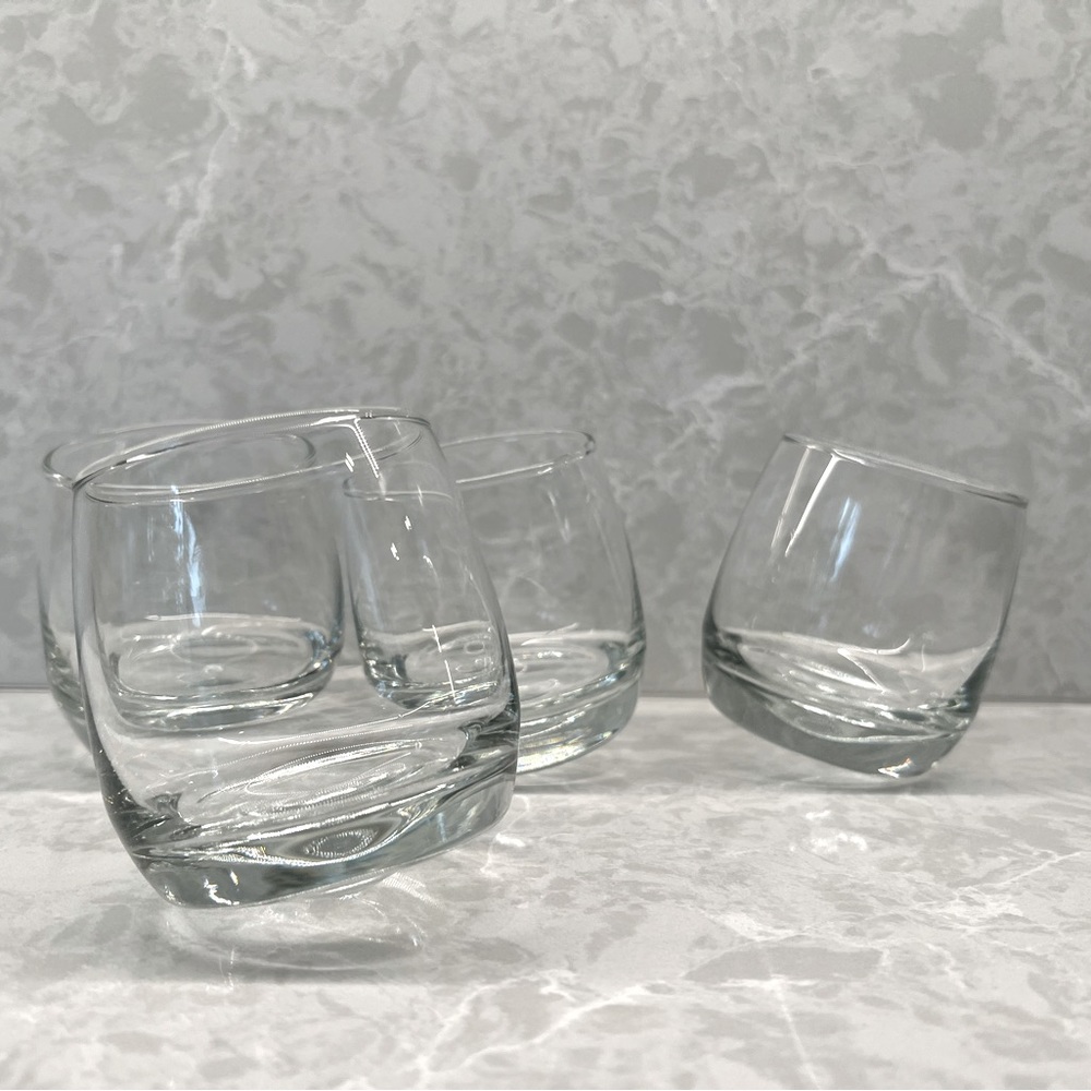 Set of 4 Whiskey Rocker Glasses